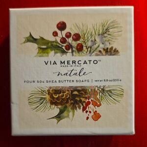 Via Mercato Natale Shea Butter Soaps